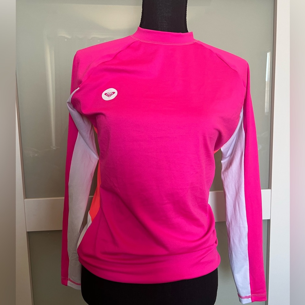 Roxy Pink Rash Guard